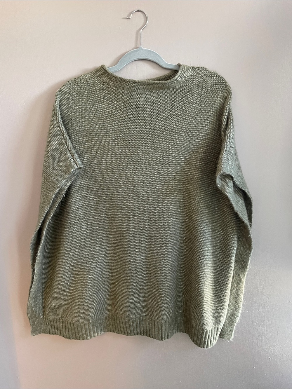 Universal Thread Olive Knit Pullover/Poncho
